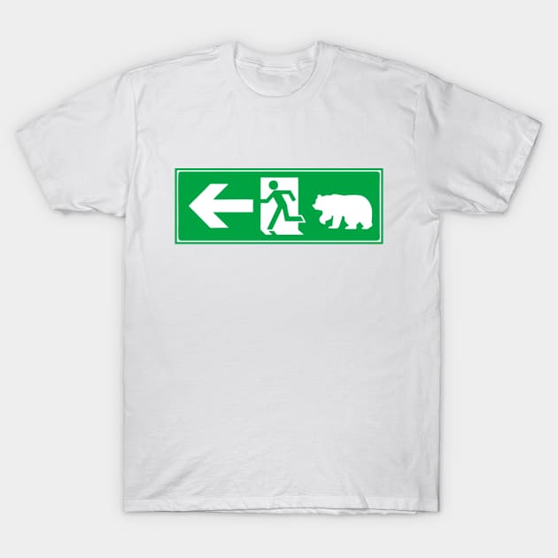 Exit Pursued By Bear T-Shirt by EmceeFrodis